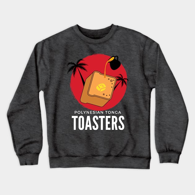 Polynesian Tonga Toasters Crewneck Sweatshirt by Rohde's Roadies Podcast